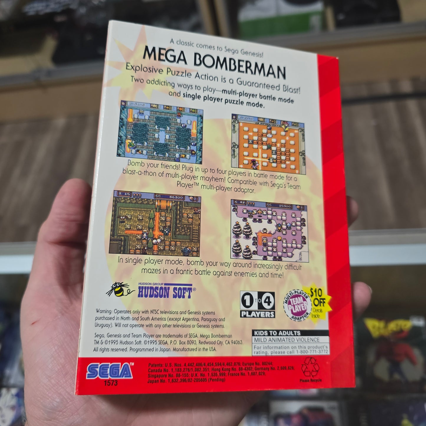 Mega Bomberman Sega Genesis