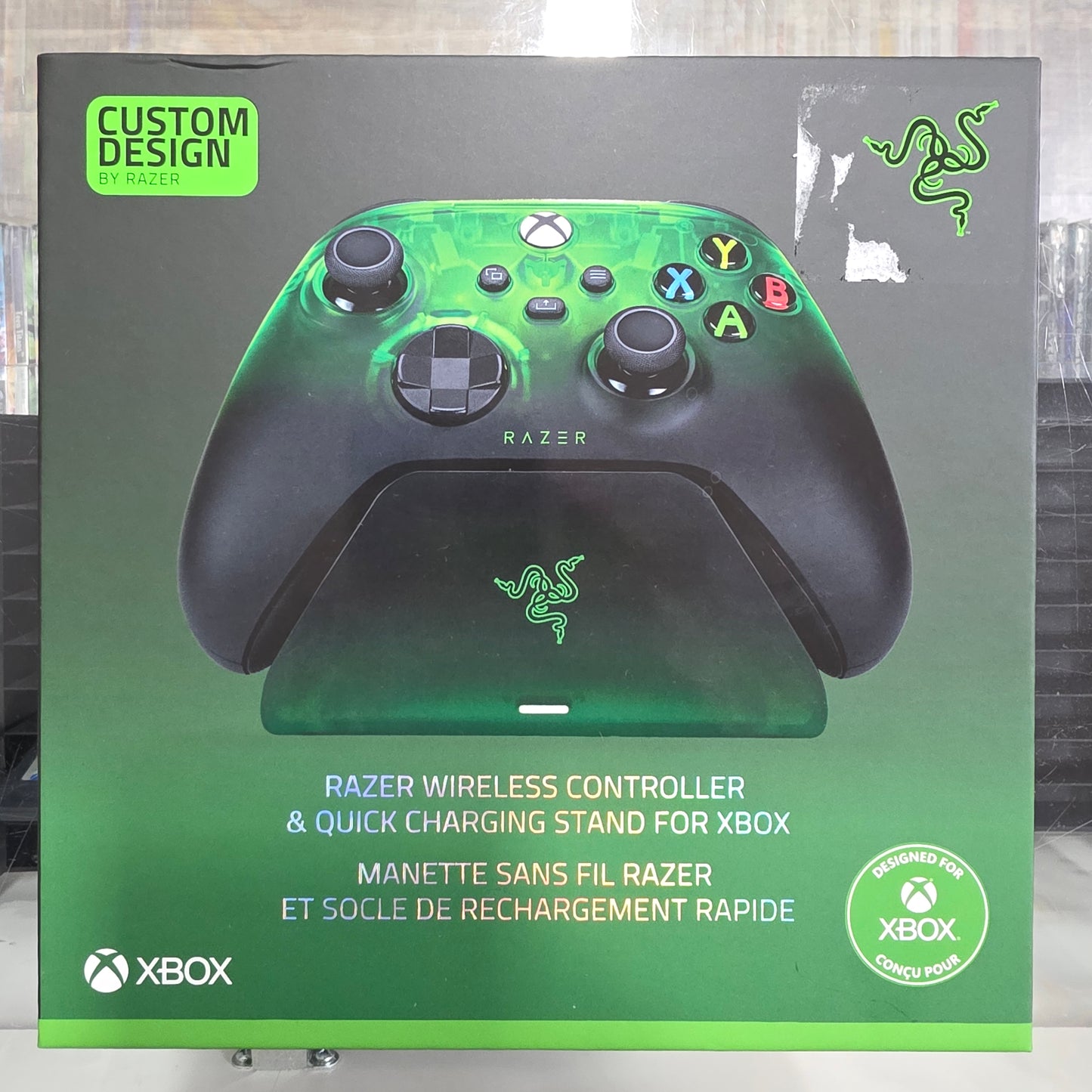 New Sealed Razer Wireless Controller and Quick Charging Stand For Xbox One