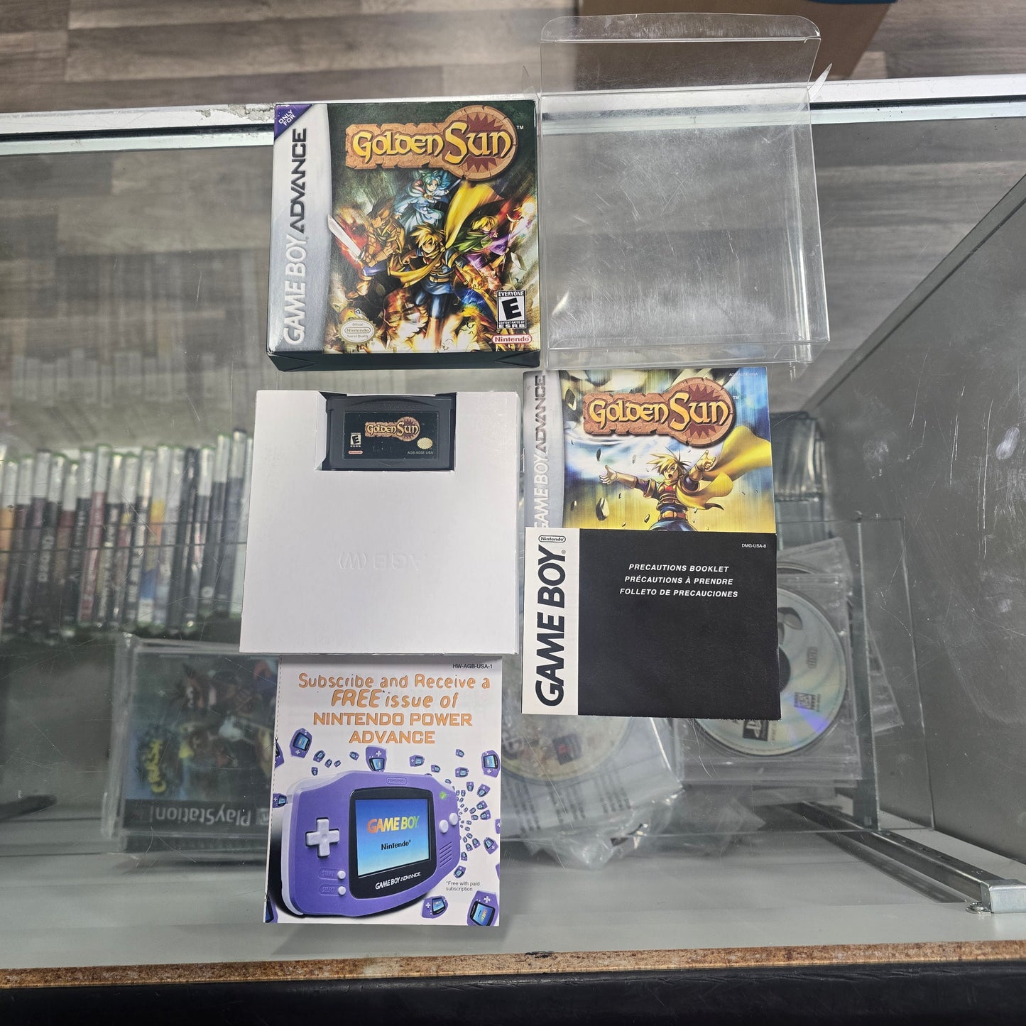 Golden Sun CIB Nintendo GameBoy Advance with Box Protector