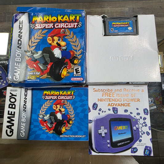 Mario Kart Circuit Nintendo Gameboy Advance