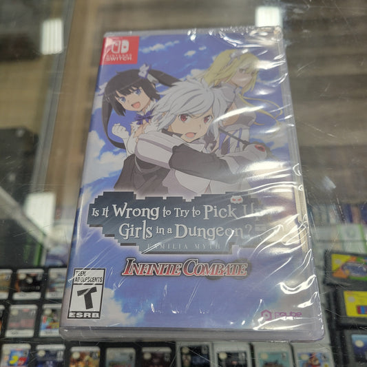 New Sealed Is It Wrong to Try to Pick Up Girls in A Dungeon: Infinite Combat Nintendo Switch