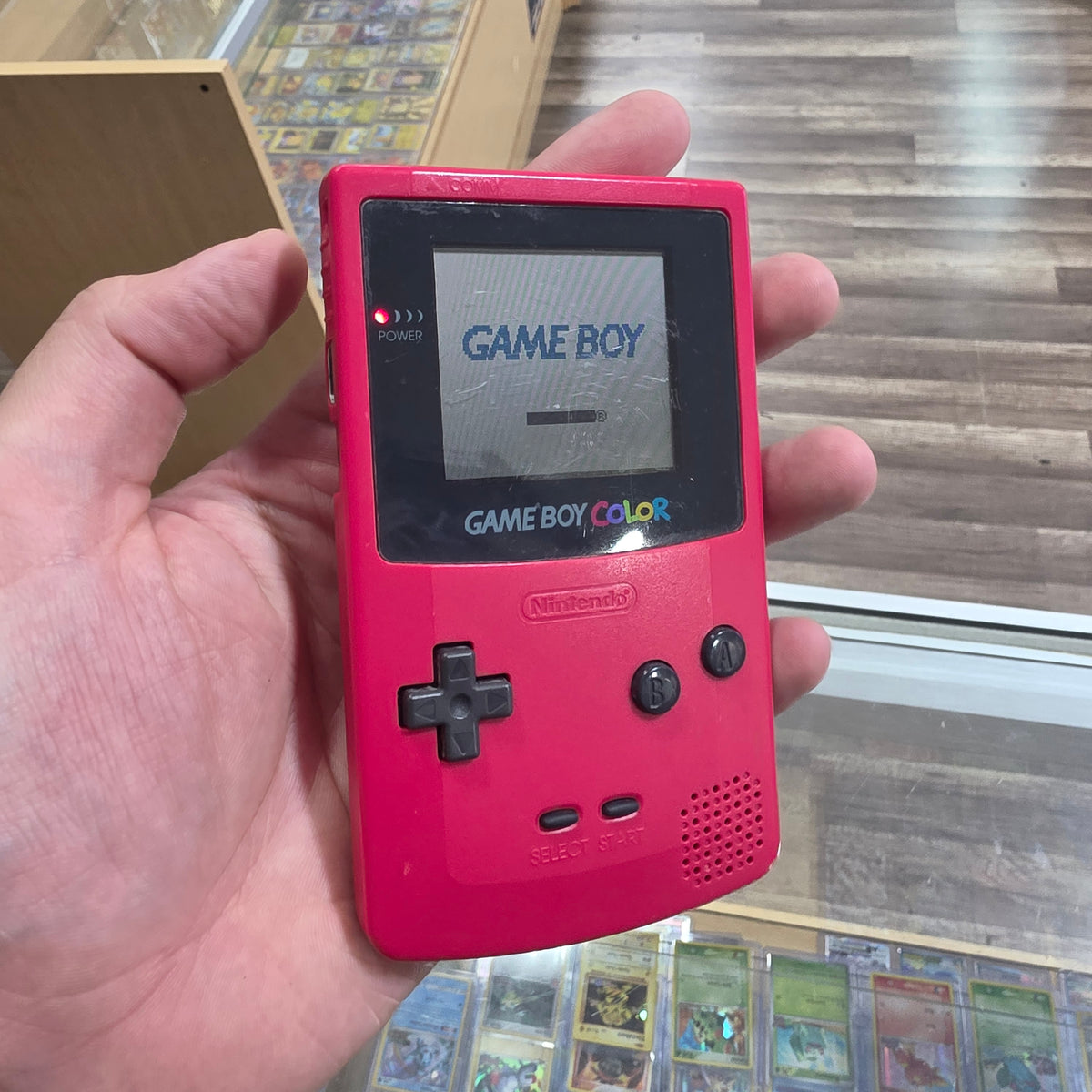 Red Nintendo GameBoy Color Handheld System