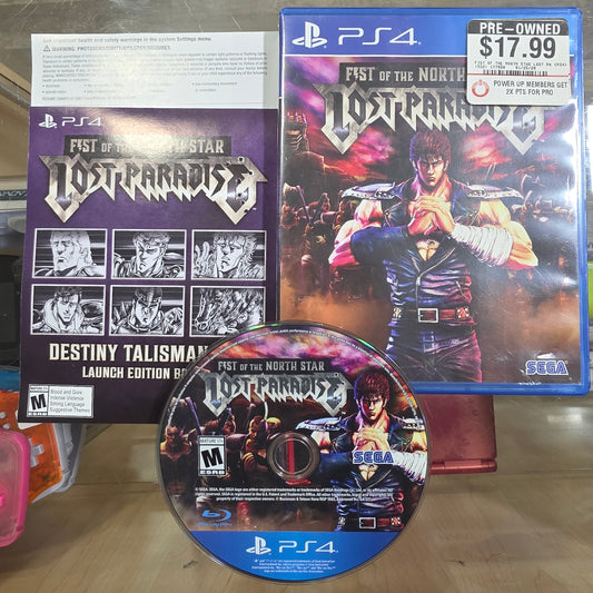 Fist Of The North Star Lost Paradise Playstation 4