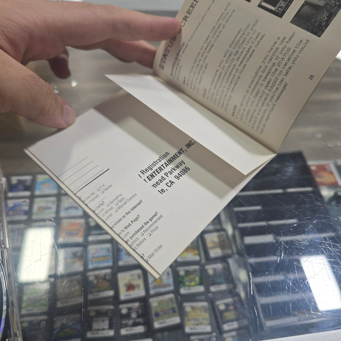 Resident Evil with Registration Card Playstation 1