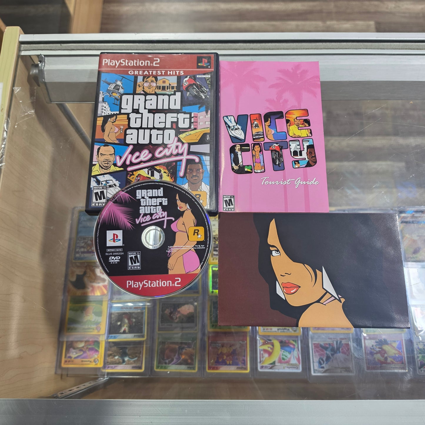 Grand Theft Auto Vice City with Poster Playstation 2
