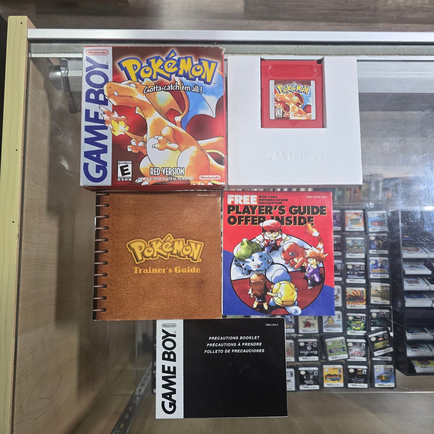 Pokémon Red CIB (Authentic) Nintendo Gameboy (Saves) with Box Protector
