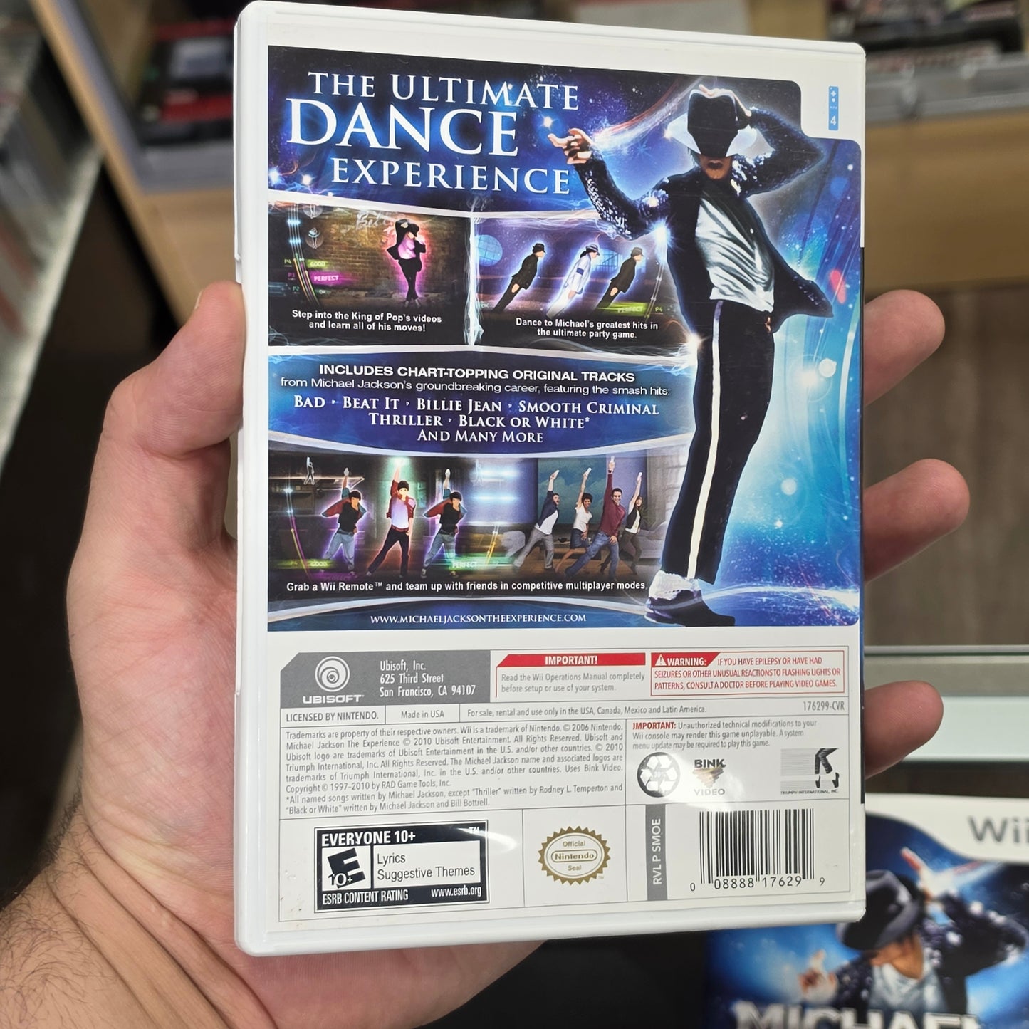 Michael Jackson The Experience Nintendo Wii
