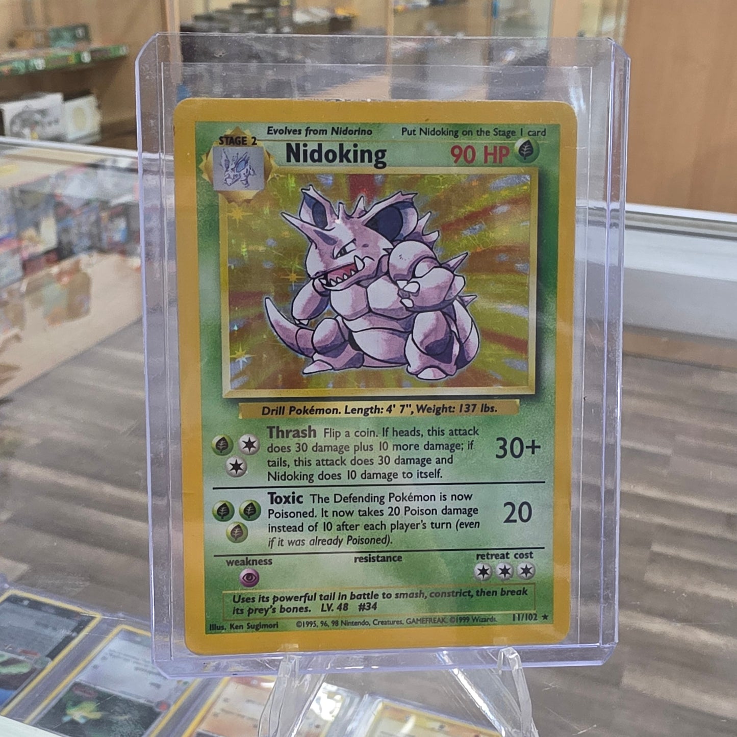 Nidoking - Base Set (MP)