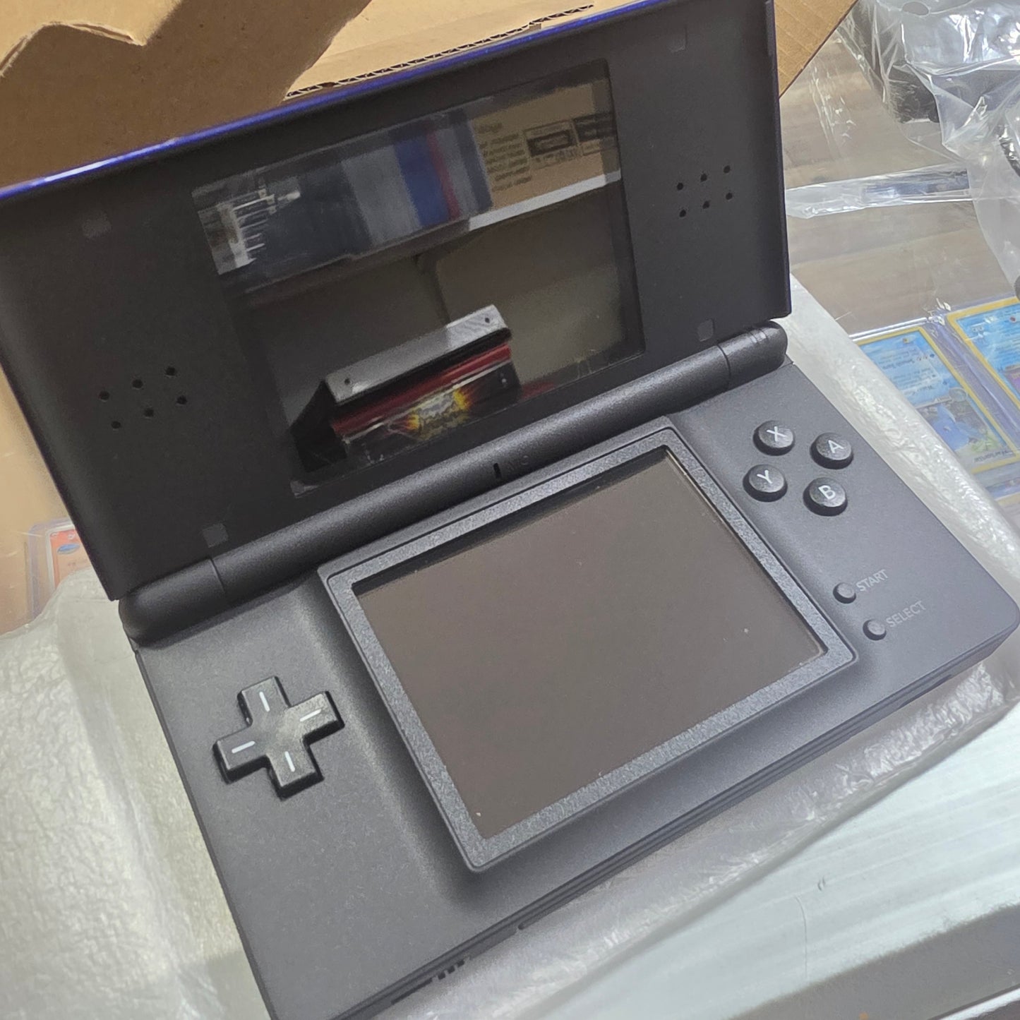 Cobalt & Black Nintendo DS Lite Nintendo DS (OPEN BOX) (NEVER USED)