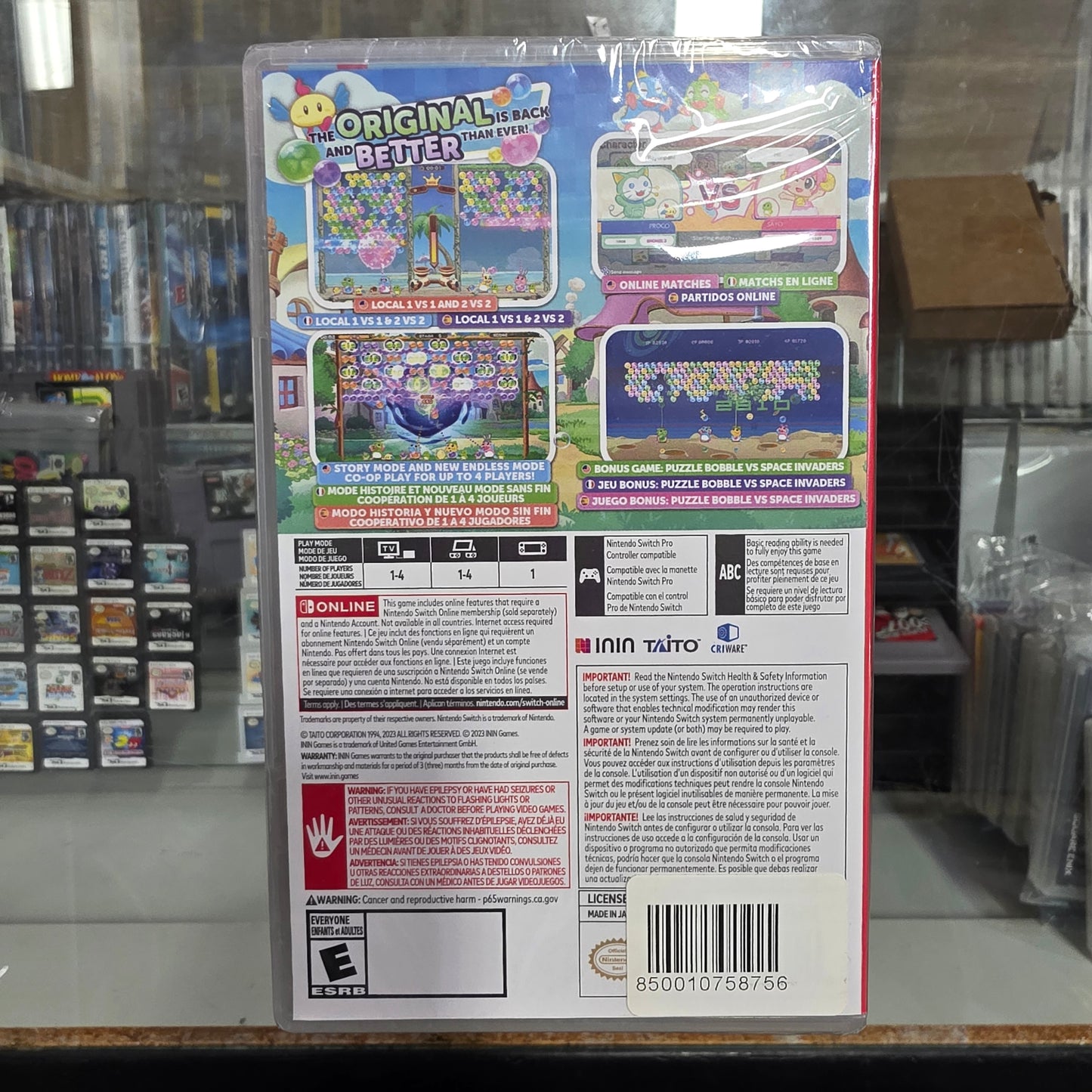 Puzzle Bobble Everybubble! - Nintendo Switch New