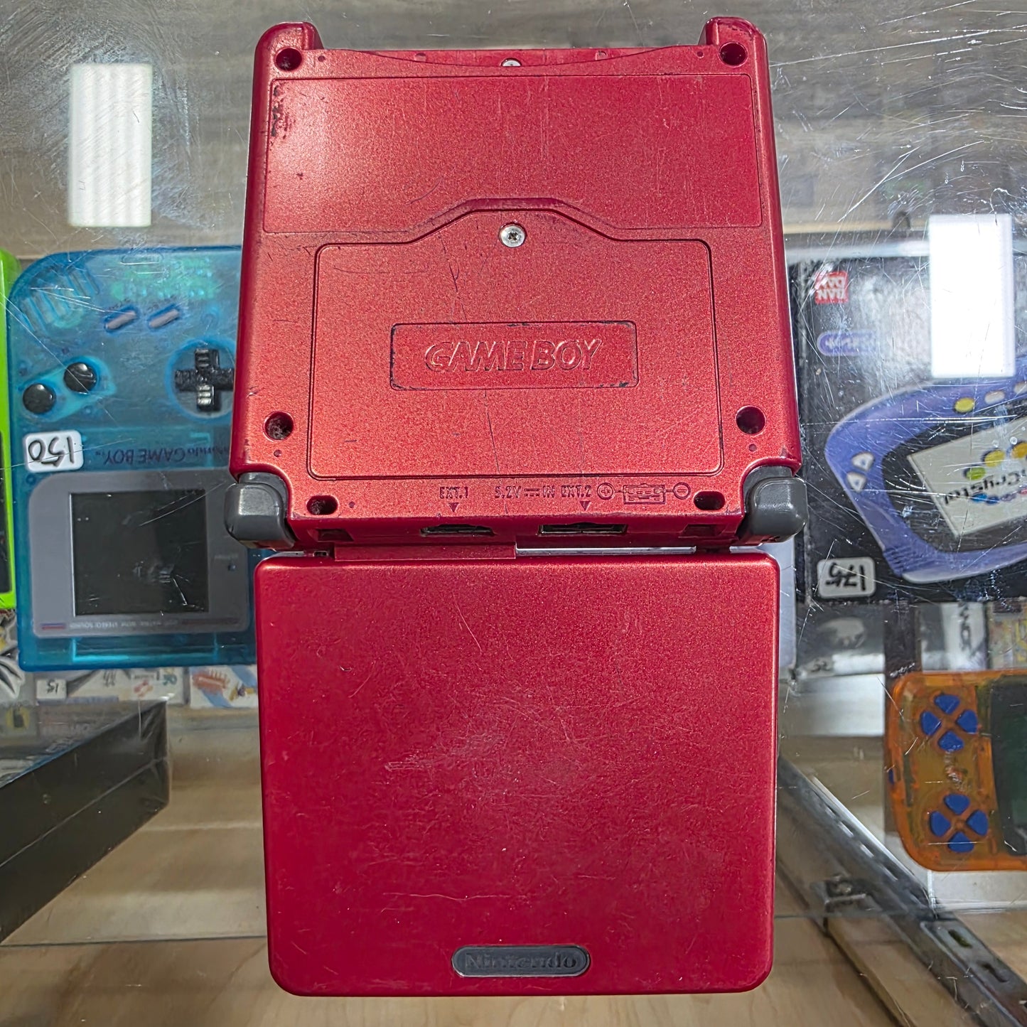 Red Nintendo Gameboy Advance SP (Charger included) [GAME NOT INCLUDED]