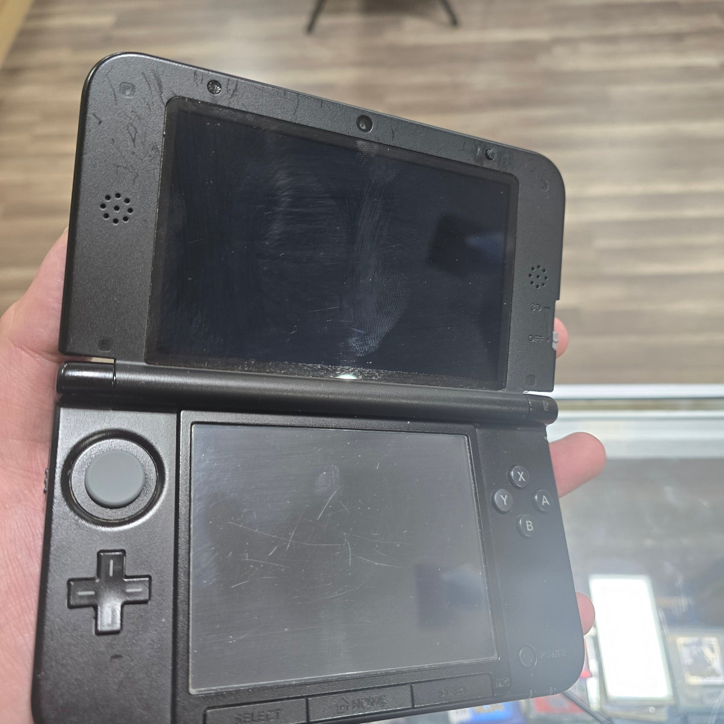 Nintendo 3DS LL Blue + Black Handheld System with Digital Games and Charger (Check Condition)