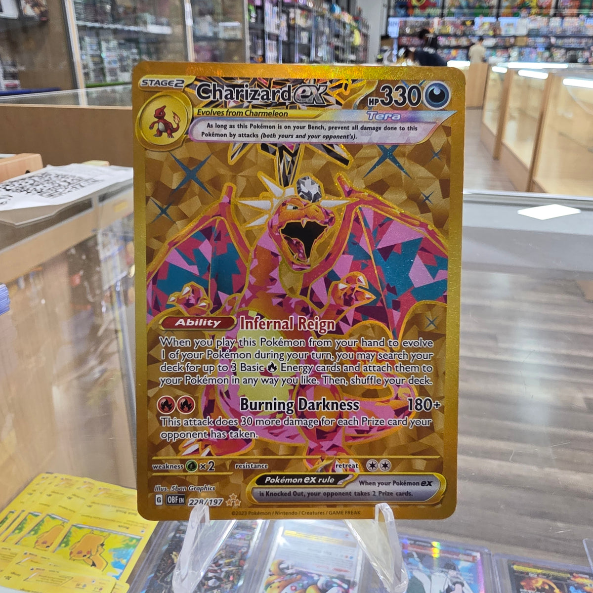 (NM) Charizard ex - 228/197 - SV03: Obsidian Flames