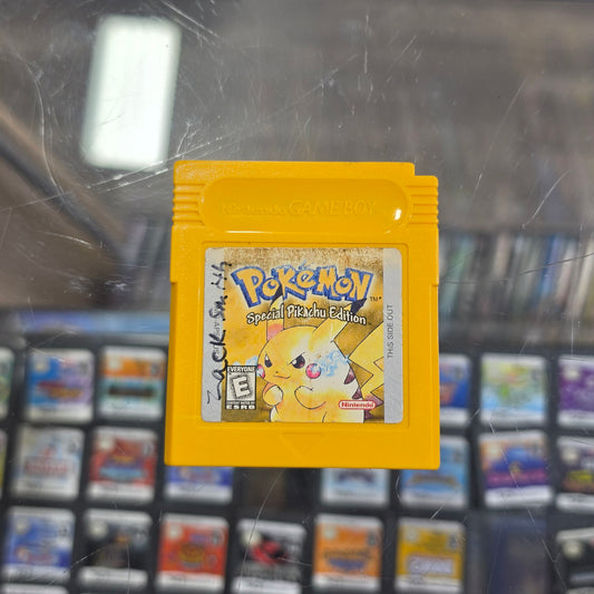 Pokémon Yellow Gameboy Color Authentic New Battery