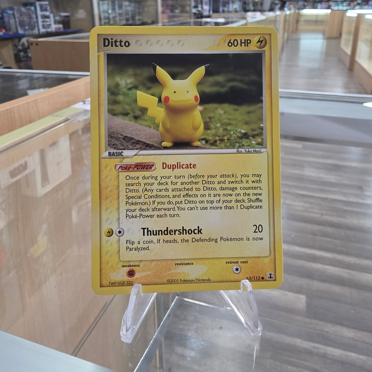 (LP) Ditto - 63/113 (Pikachu) - EX Delta Species