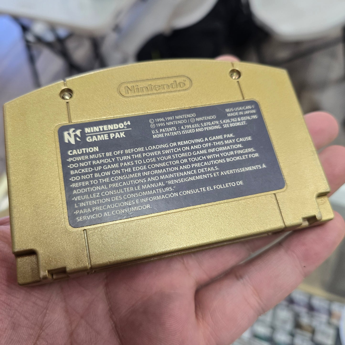 The Legend of Zelda Ocarina of Time (Gold Cartridge) Nintendo 64
