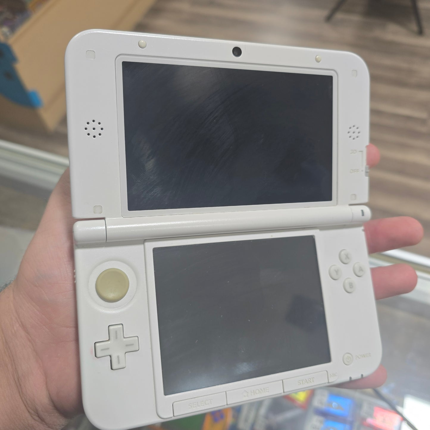 Nintendo 3DS LL Mint + White Handheld System with Digital Games and Charger (Check Condition)