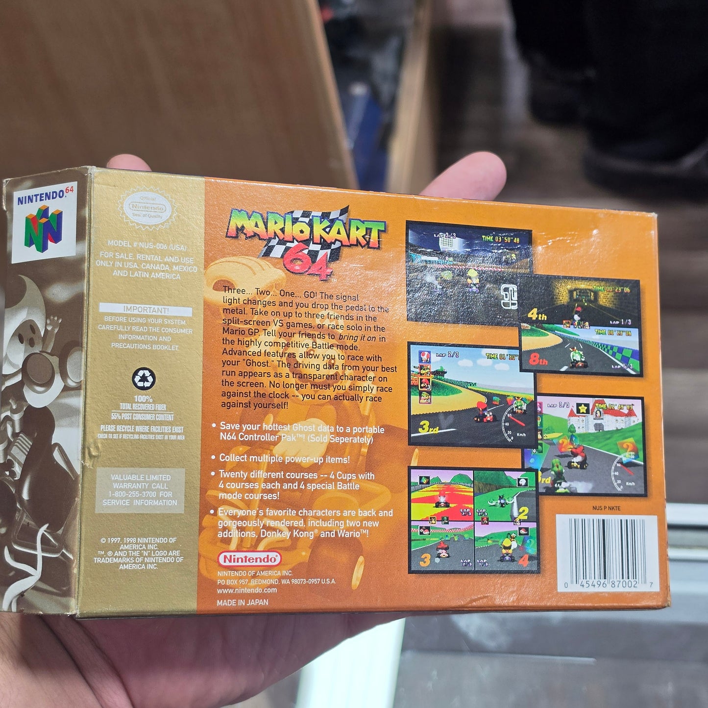 Mario Kart 64 Nintendo 64 CIB