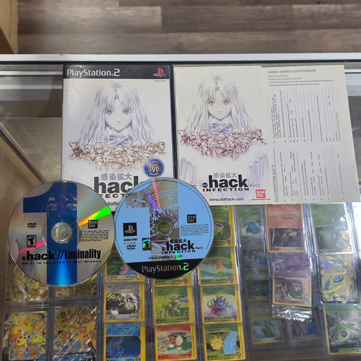 .hack Infection with Registration Card Playstation 2