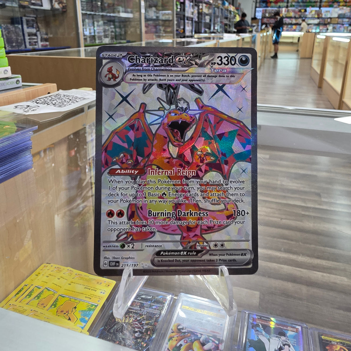 (NM) Charizard ex - 215/197 - SV03: Obsidian Flames