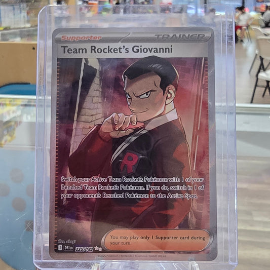 Team Rocket's Giovanni - 225/182 - SV10: Destined Rivals (NM)