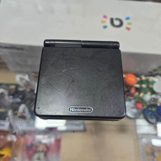 Black Nintendo Gameboy Advance SP 001 Model Handheld System with Charger