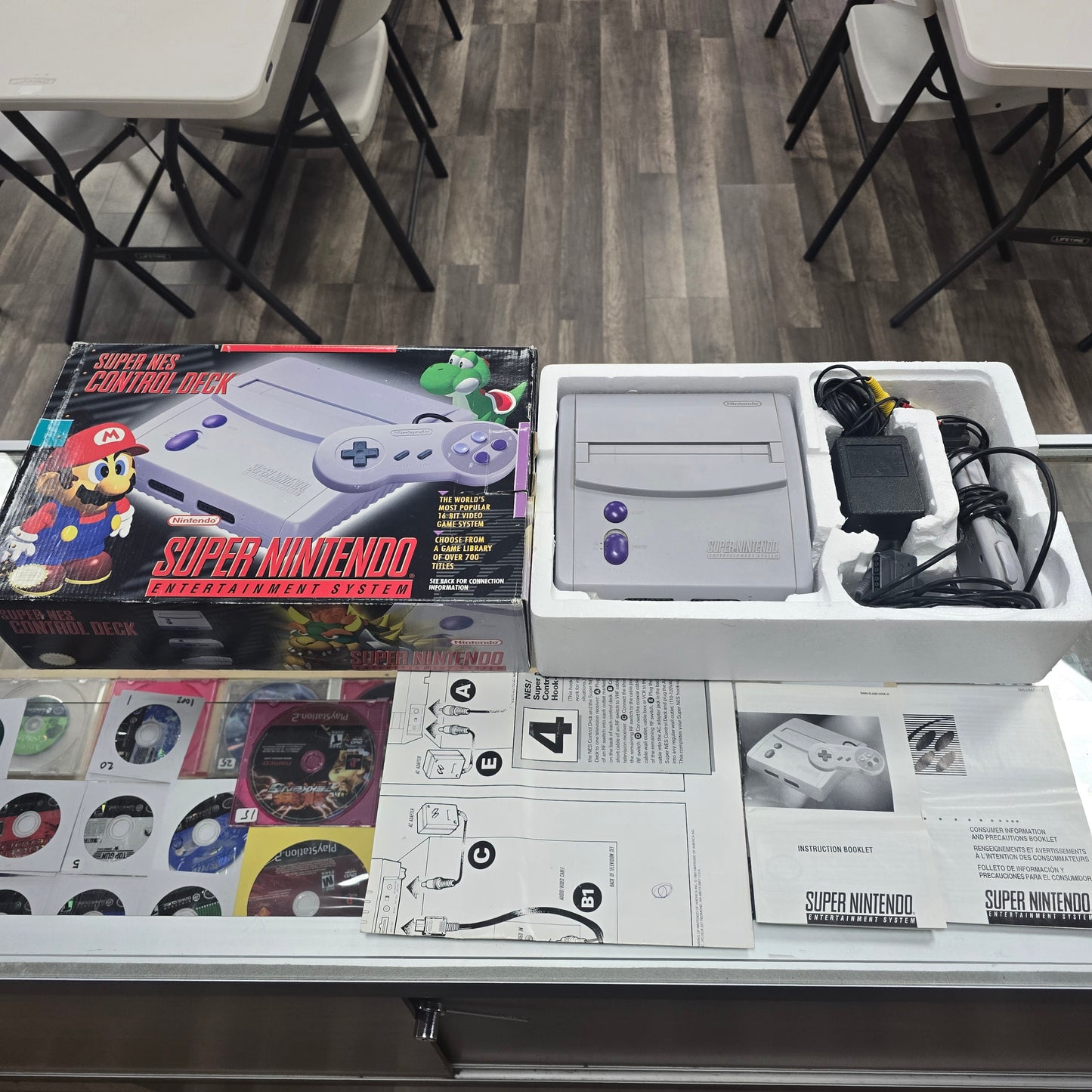 Super Nintendo System Jr. CIB (Very Clean Box)