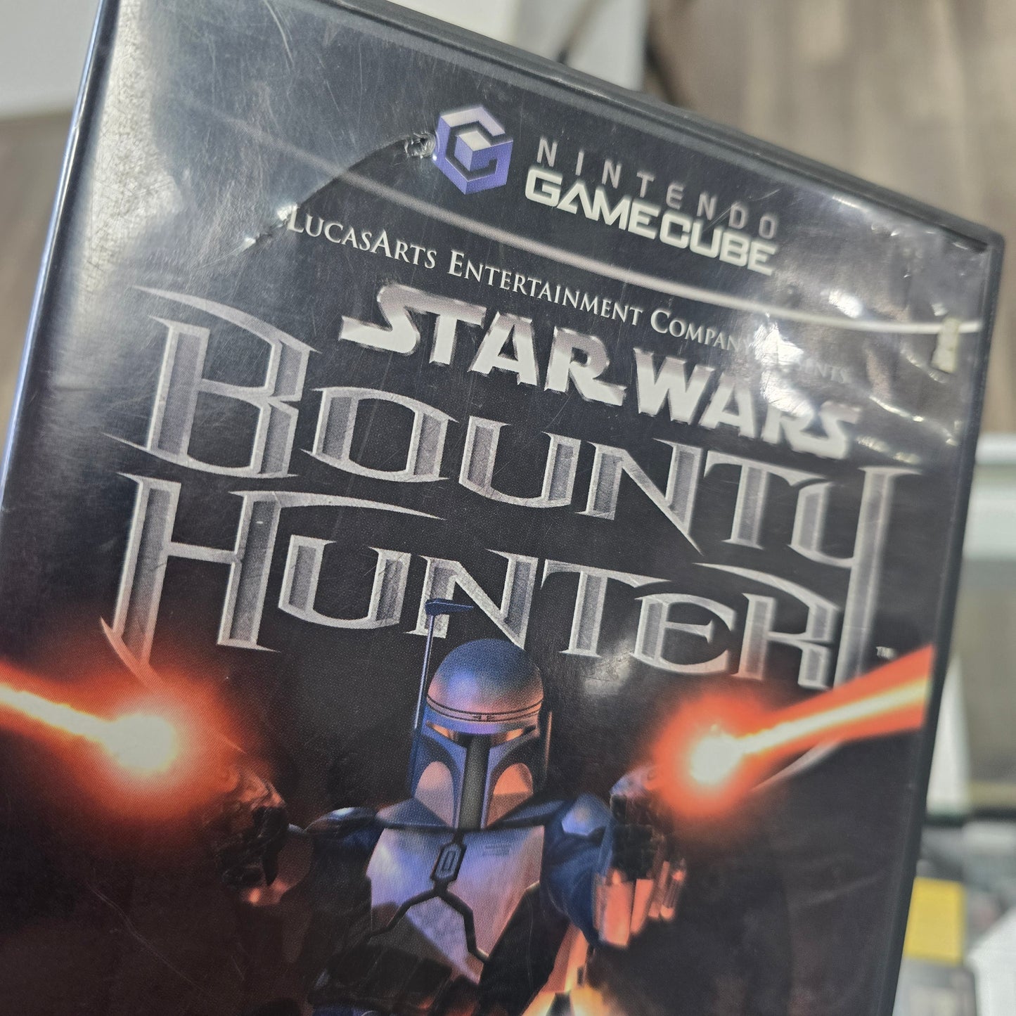 Star Wars Bounty Hunter w/ cards Nintendo GameCube