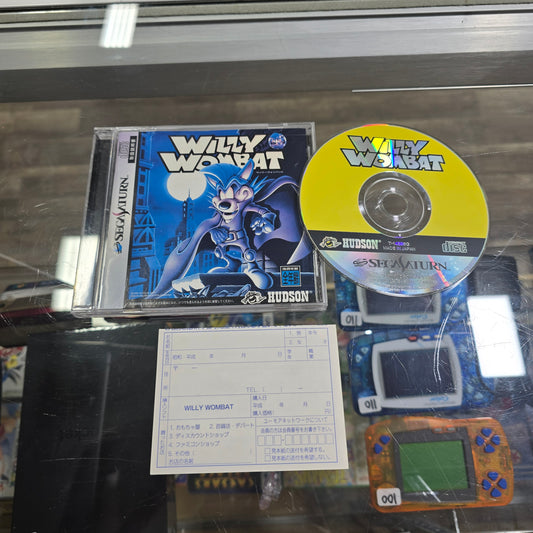 Willy Wombat (Faded Manual) JP Sega Saturn