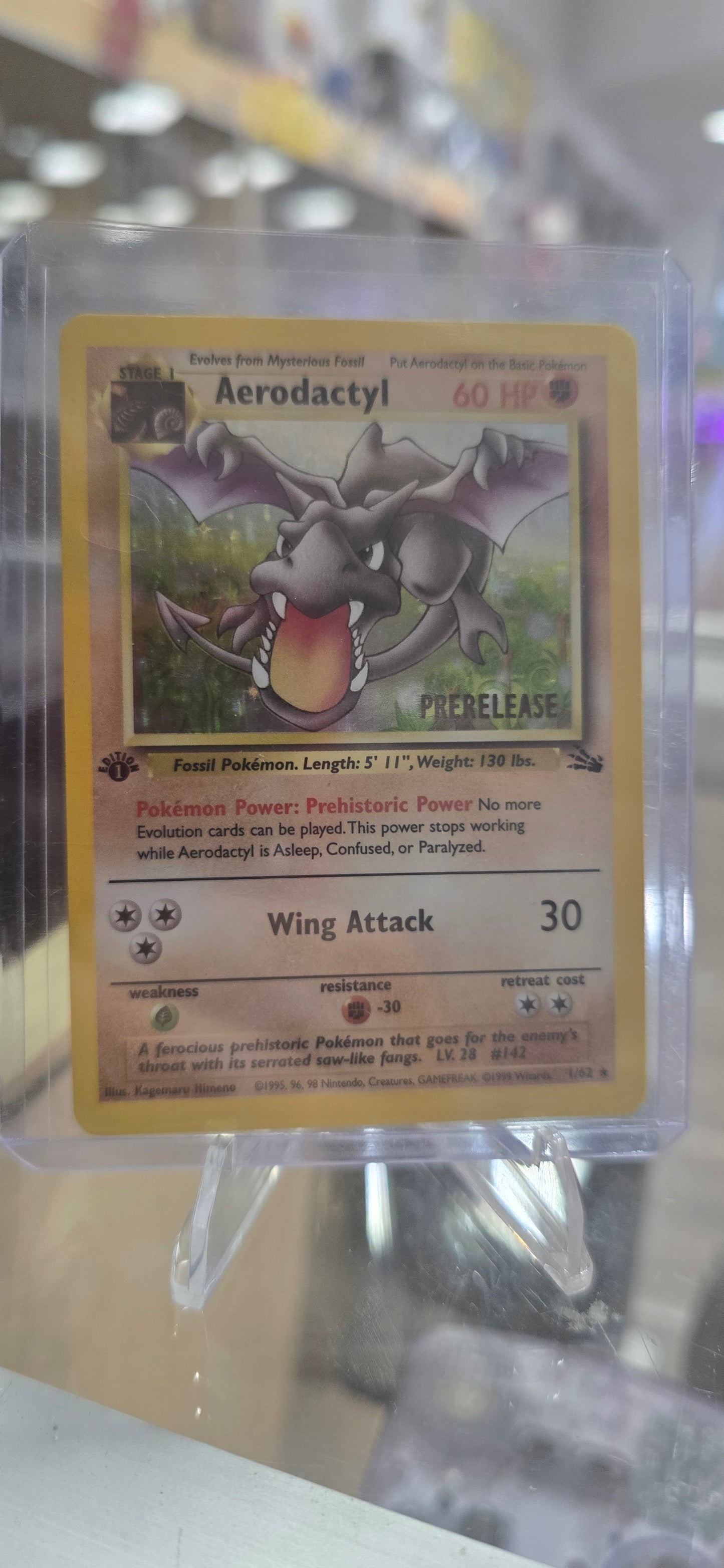 Aerodactyl (Prerelease) - WoTC Promo (LP)