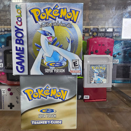 Pokémon Silver Version Nintendo Gameboy Color [NO SAVES]