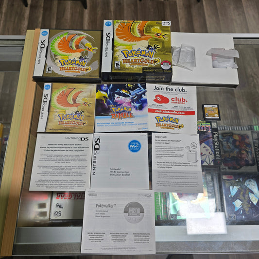 Pokémon HeartGold Box with Pokewalker CIB (Authentic) Nintendo DS