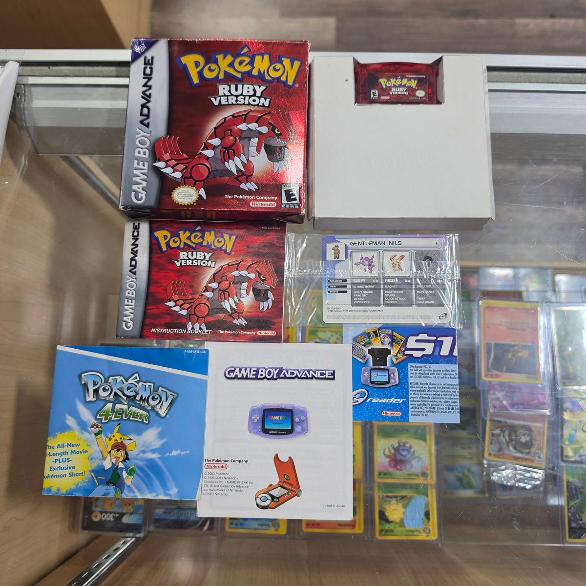 Pokémon Ruby (Authentic) (Dry Battery) Nintendo Gameboy Advance with Box CIB (Clean)