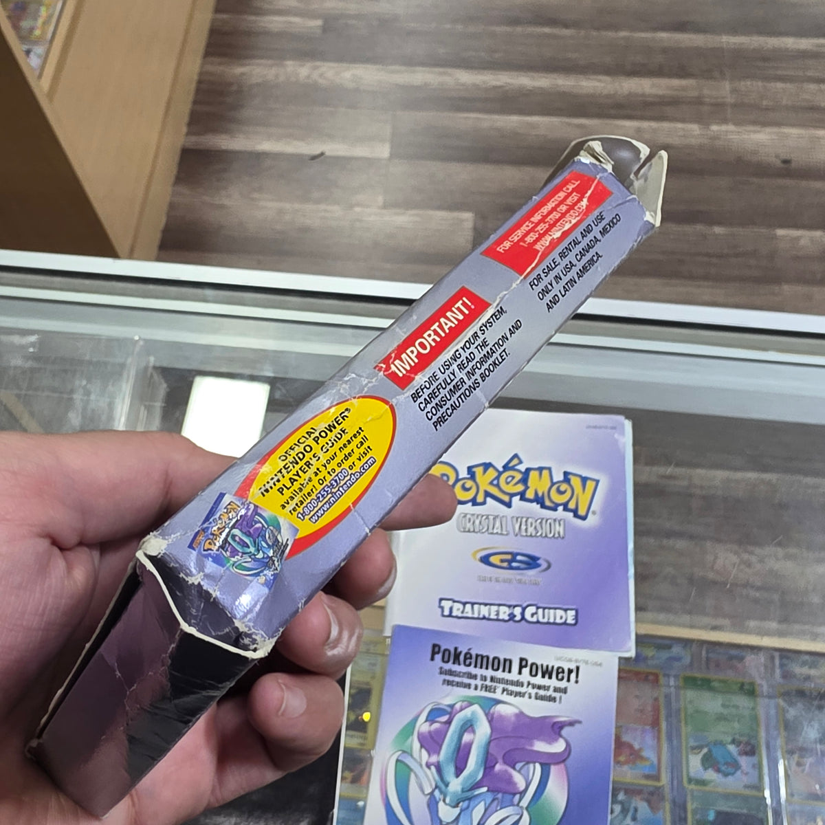 Pokémon Crystal (Authentic) CIB Nintendo Gameboy Color