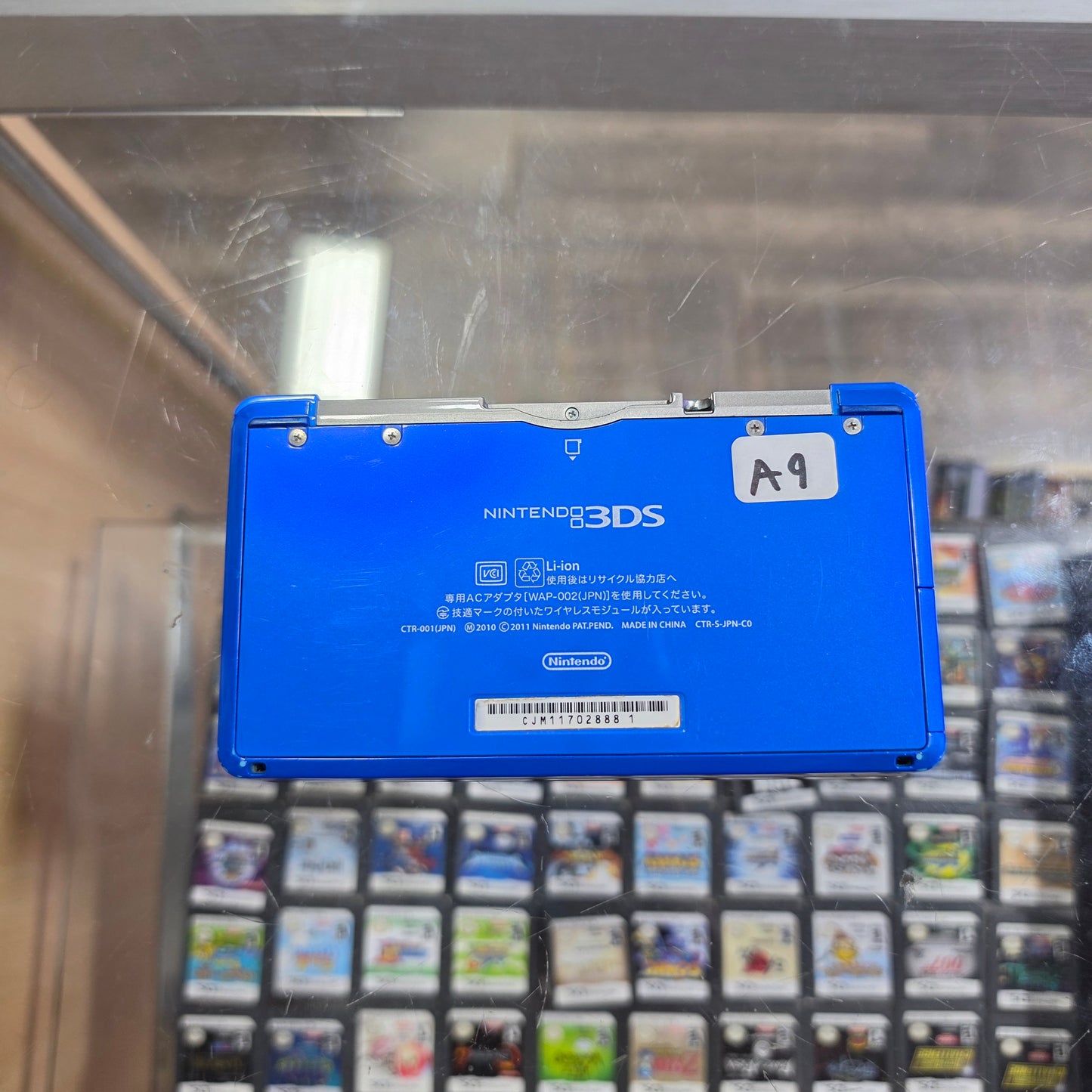 Dark Blue Nintendo 3DS Handheld System With Charger (Region Free)(JAPANESE TO US)
