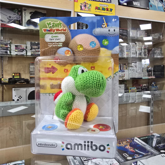 Yarn Yoshi - Green Amiibo NEW