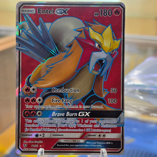 Entei GX (Full Art) - Shining Legends (NM)