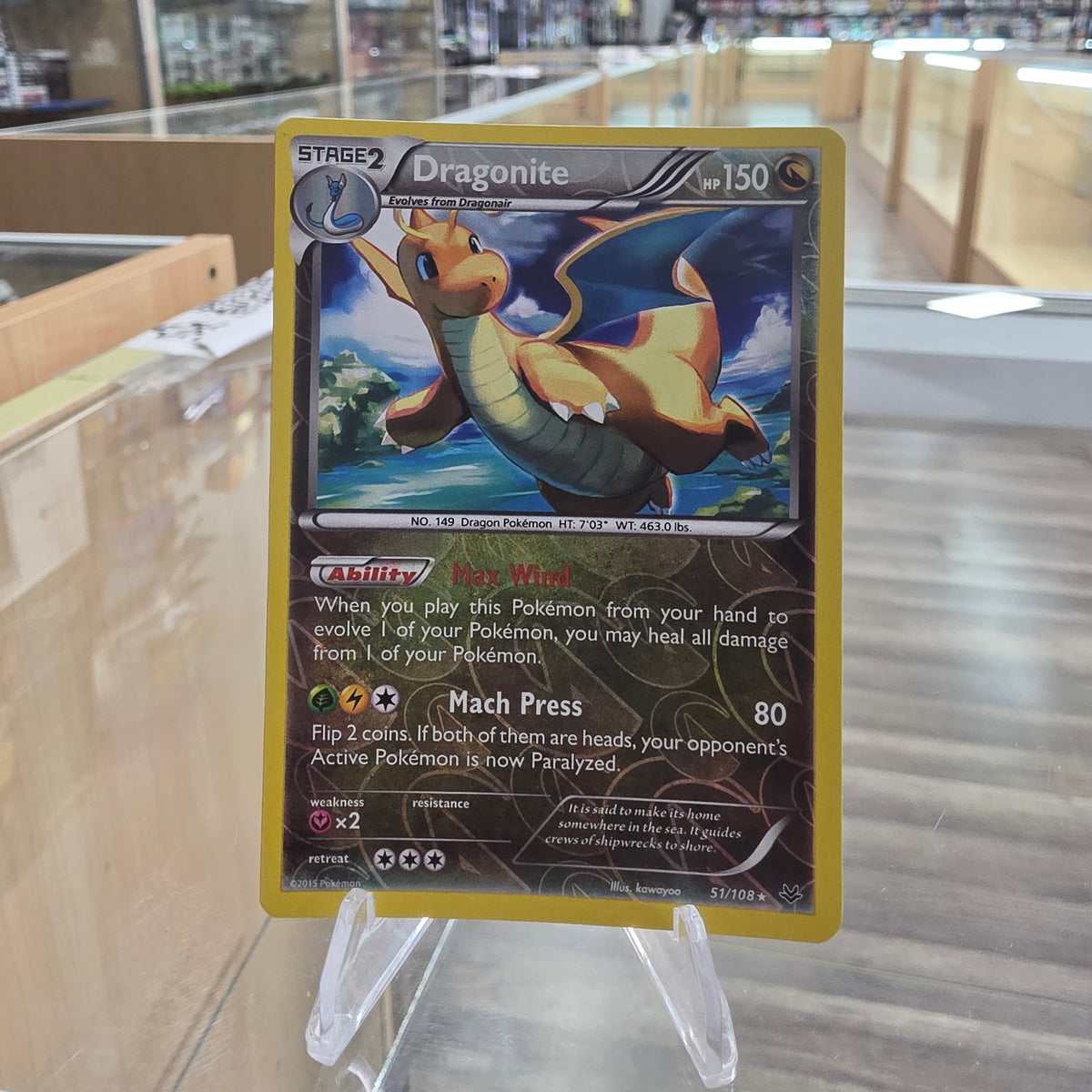 (NM) Dragonite (51) - XY - Roaring Skies