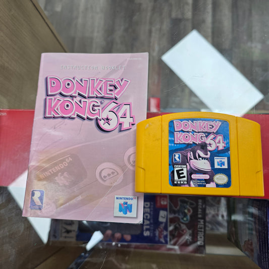 Donkey Kong 64 (Faded Label with Faded Manual) Nintendo 64