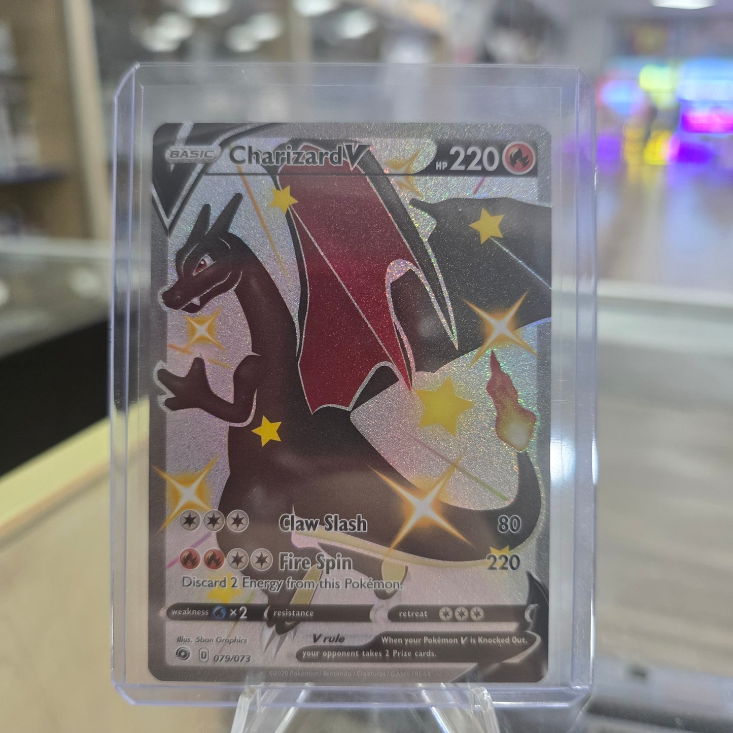 Charizard V (Secret) - Champion's Path (NM)