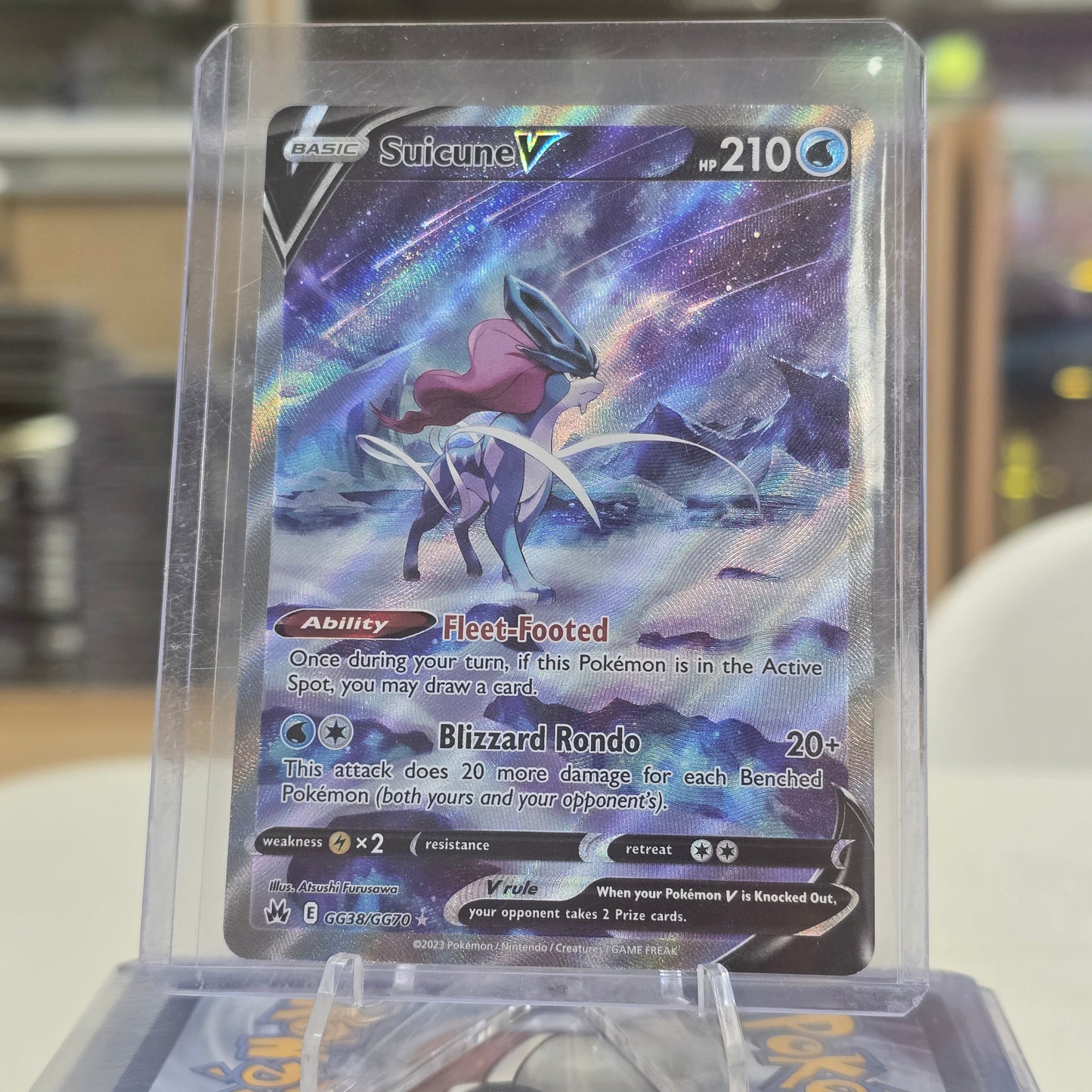 Suicune V - Crown Zenith: Galarian Gallery (NM)