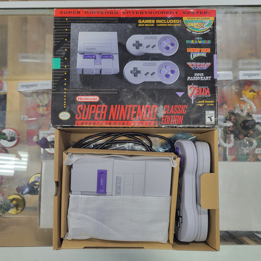 SNES Classic System All Cables Controllers Included