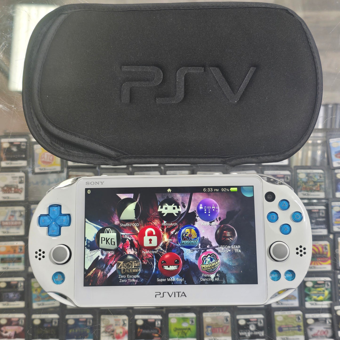 Playstation Vita Handheld System  with SD2VITA (Charger included)