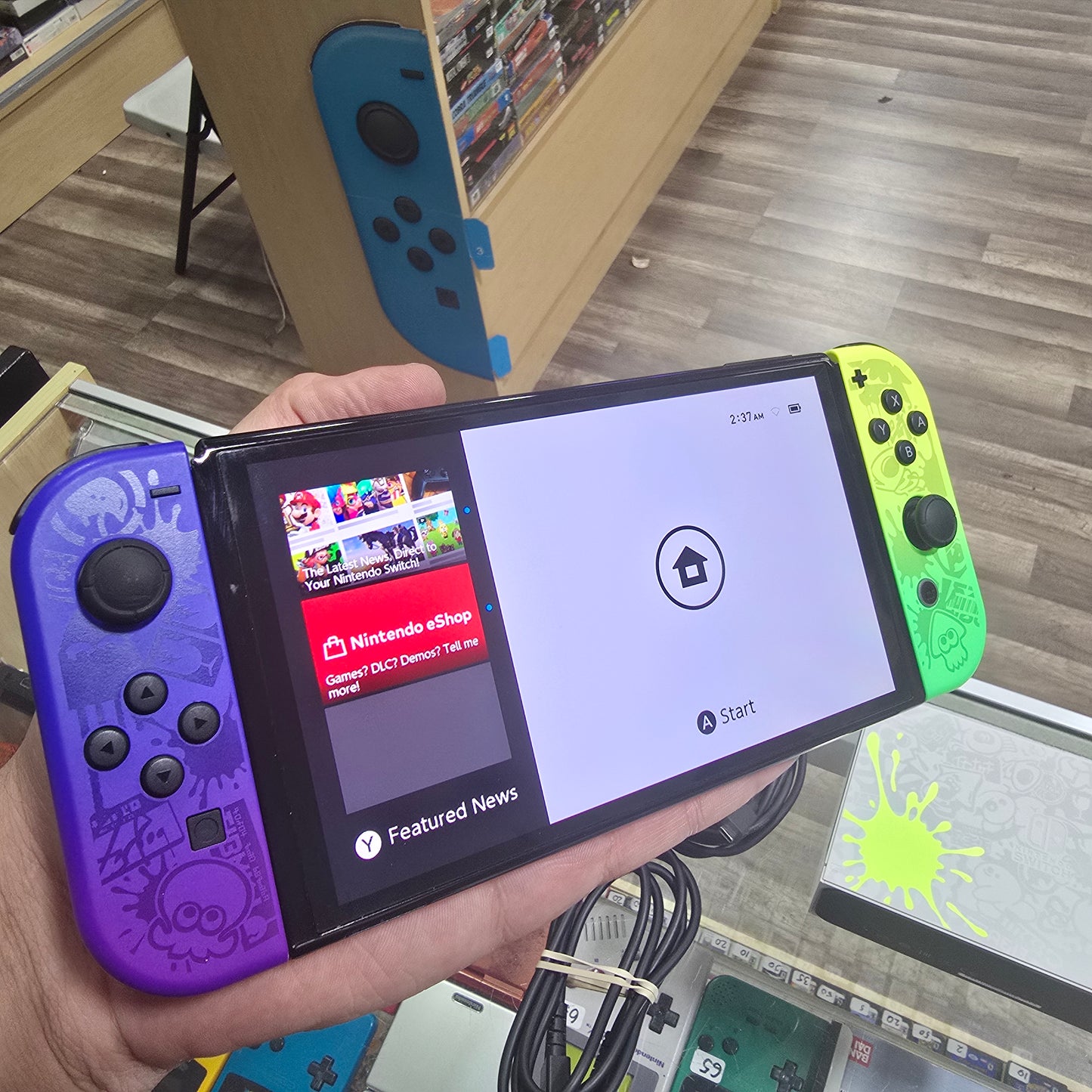 Nintendo Switch OLED [Splatoon 3 Special Edition] (DOCK AND SYSTEM ONLY)