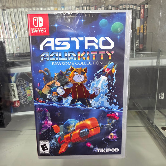 New Sealed Astro Aqua Kitty: Pawsome Collection Nintendo Switch