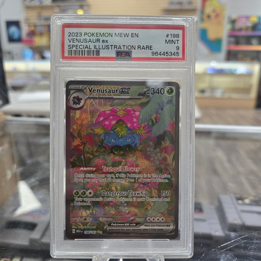 Venusaur ex - 198/165 - SV: Scarlet & Violet 151 (PSA 9)