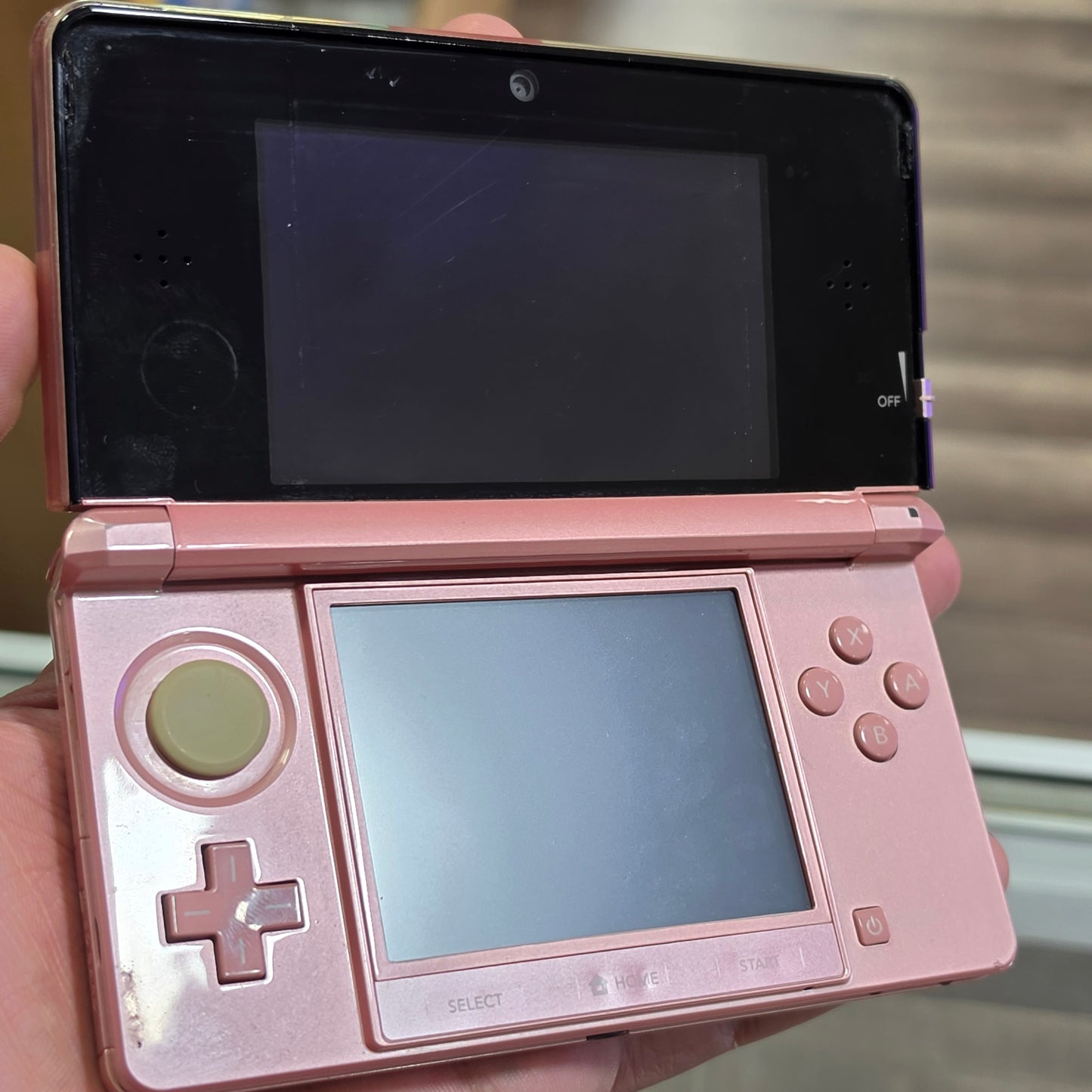 Pink Nintendo 3DS Handheld System With Charger (Region Free)(JAPANESE TO US)