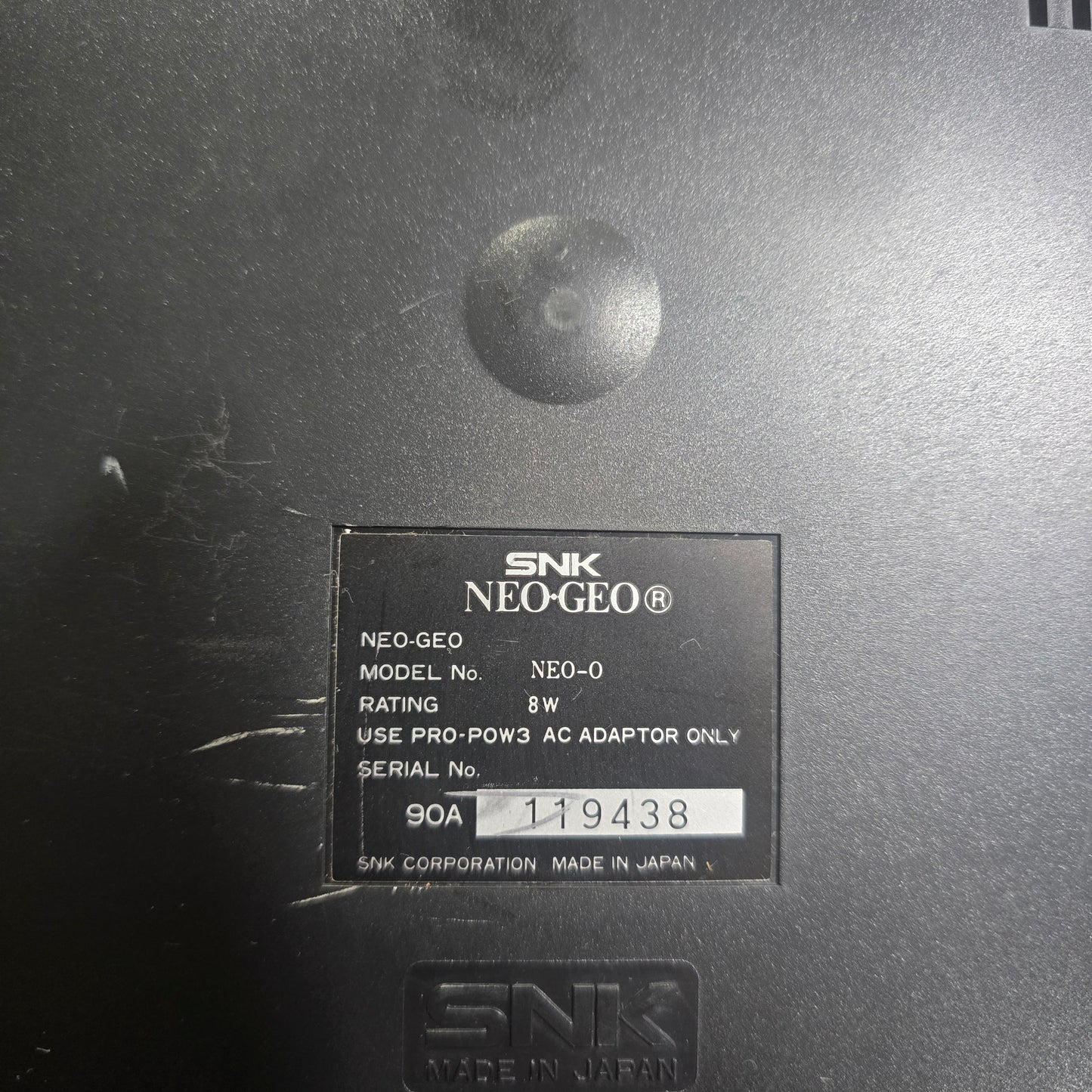 Neo Geo System Neo Geo AES with 2 Controllers and King Of Fighters '94 JP