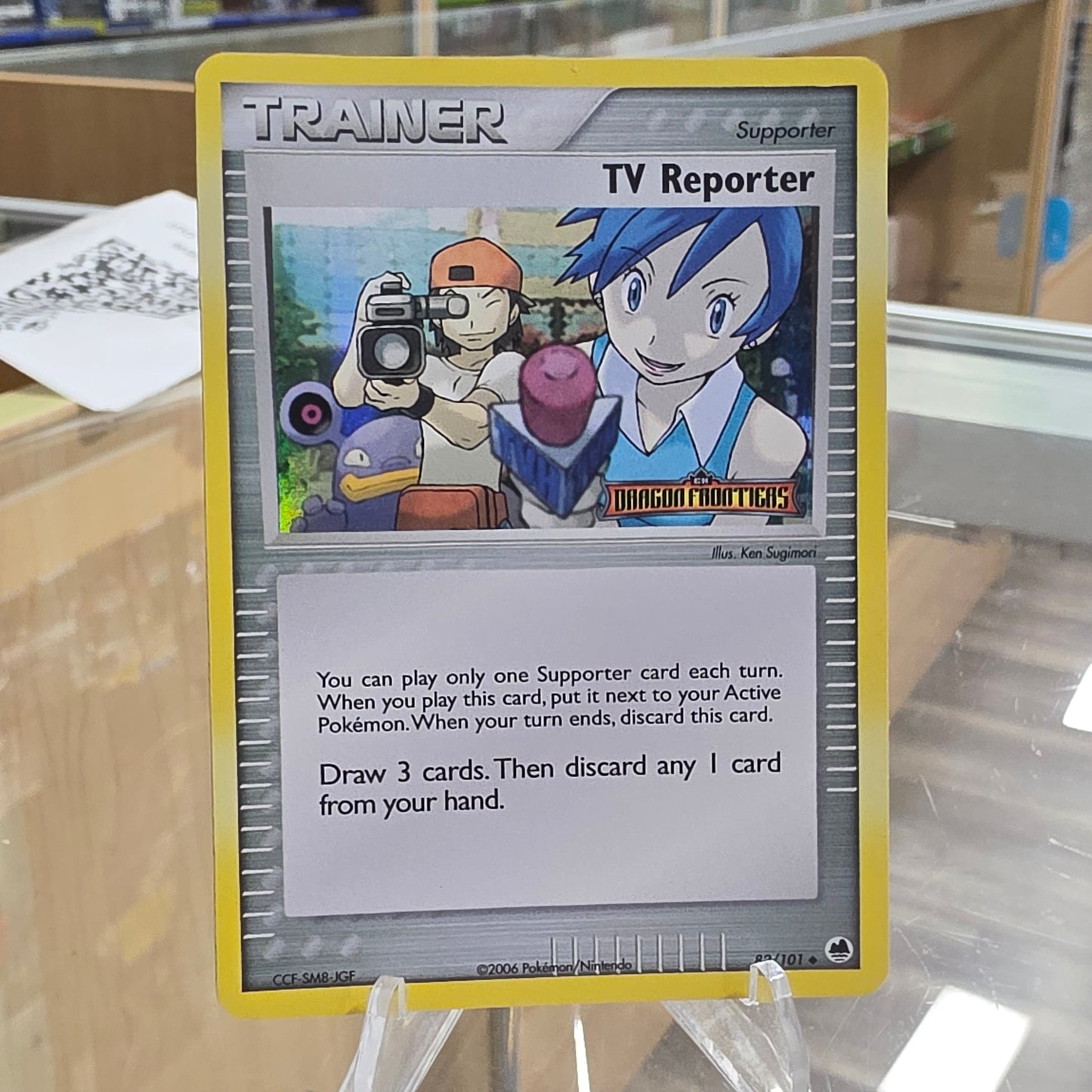 TV Reporter - EX Dragon Frontiers (NM)