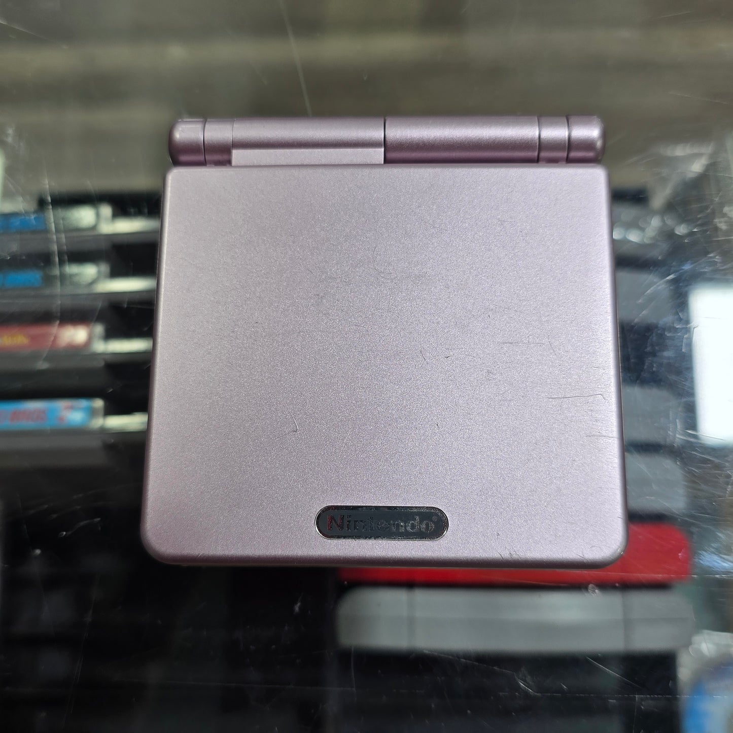 Pink Nintendo Gameboy Advance SP Handheld with Charger